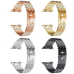 xDfind 魚鱗紋理金屬錶帶，適用於 Apple Watch 42 / 44 / 45 / 46 / 49mm，適用於 Apple Watch 38 / 40 / 41 / S11 42mm