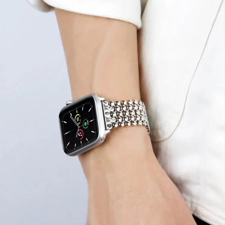 xDfind 魚鱗紋理金屬錶帶，適用於 Apple Watch 42 / 44 / 45 / 46 / 49mm，適用於 Apple Watch 38 / 40 / 41 / S11 42mm
