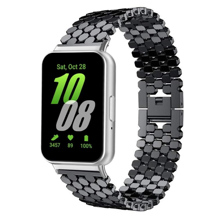 xDfind 魚鱗紋理金屬錶帶，適用於 Samsung Galaxy Watch Ultra/Ultra 2025，Samsung Galaxy Watch8 / 8 Classic，Samsung Galaxy Watch7 / FE / 6 / 5 / 4，Samsung Galaxy Fit3