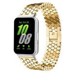 xDfind 魚鱗紋理金屬錶帶，適用於 Samsung Galaxy Watch Ultra/Ultra 2025，Samsung Galaxy Watch8 / 8 Classic，Samsung Galaxy Watch7 / FE / 6 / 5 / 4，Samsung Galaxy Fit3