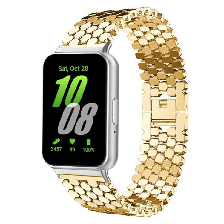 xDfind 魚鱗紋理金屬錶帶，適用於 Samsung Galaxy Watch Ultra/Ultra 2025，Samsung Galaxy Watch8 / 8 Classic，Samsung Galaxy Watch7 / FE / 6 / 5 / 4，Samsung Galaxy Fit3