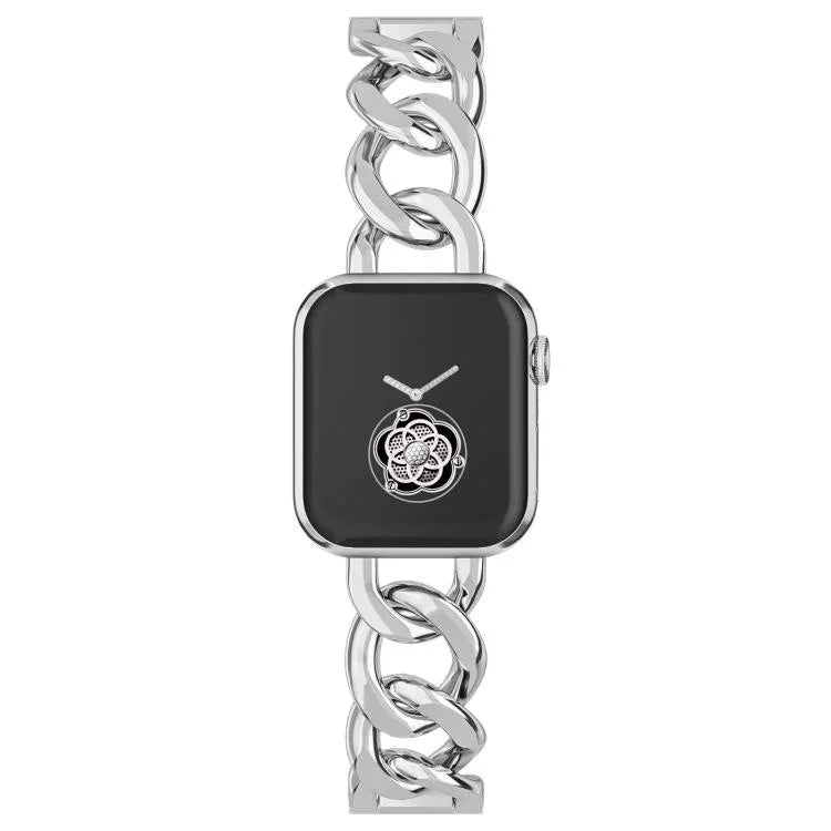 xDfind 牛仔鍊金屬錶帶，適用於 Apple Watch 42 / 44 / 45 / 46 / 49mm