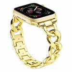xDfind 牛仔鍊金屬錶帶，適用於 Apple Watch 42 / 44 / 45 / 46 / 49mm