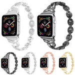 xDfind 鑽石不鏽鋼錶帶，適用於 Apple Watch 42 / 44 / 45 / 46 / 49mm，適用於 Apple Watch 38 / 40 / 41 / S10 42mm