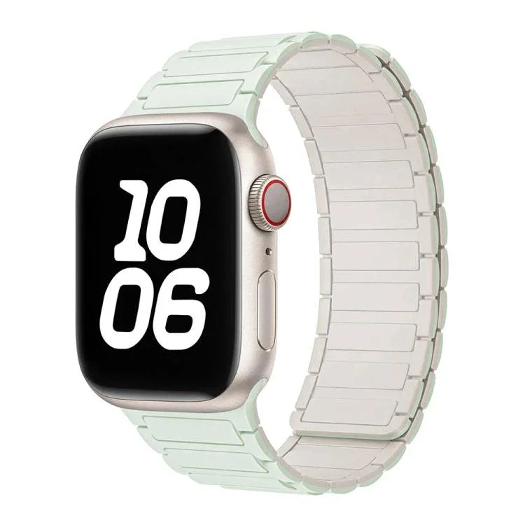 xDfind I 形磁性矽膠錶帶，適用於 Apple Watch 42 / 44 / 45 / 46 / 49mm，適用於 Apple Watch 38 / 40 / 41 / S10 42mm