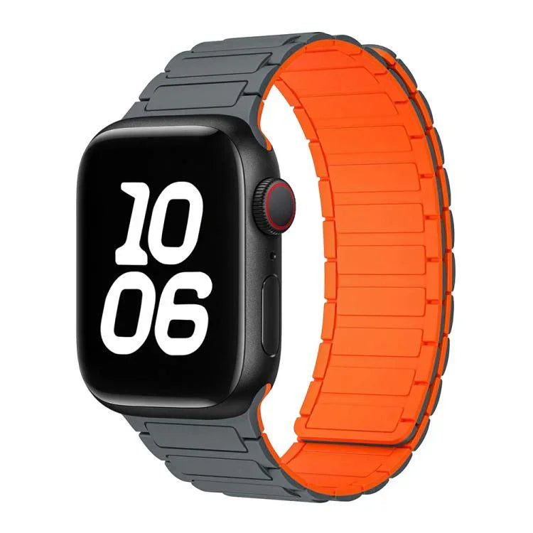 xDfind I 形磁性矽膠錶帶，適用於 Apple Watch 42 / 44 / 45 / 46 / 49mm，適用於 Apple Watch 38 / 40 / 41 / S10 42mm