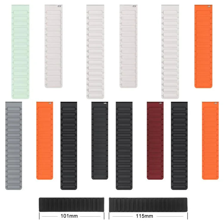 xDfind I 形磁性矽膠錶帶，適用於 Apple Watch 42 / 44 / 45 / 46 / 49mm，適用於 Apple Watch 38 / 40 / 41 / S10 42mm