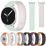 xDfind I-shaped Magnetic Silicone Watch Band, For Samsung Galaxy Watch Ultra / Ultra 2025, For Samsung Galaxy Watch8 / 8 Classic