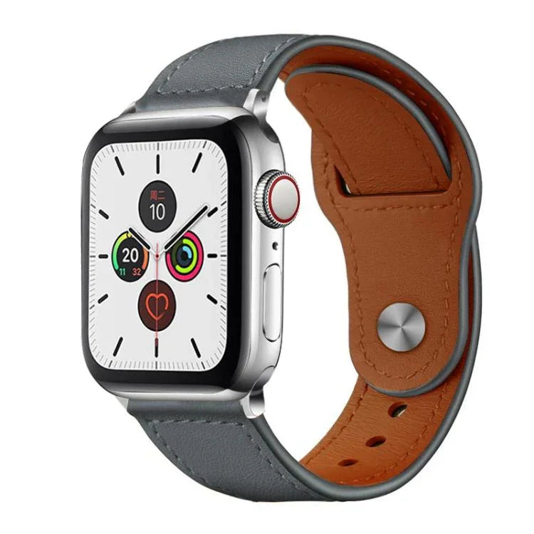 xDfind 鉚釘扣真皮錶帶，適用於 Apple Watch 42 / 44 / 45 / 46 / 49mm，適用於 Apple Watch 38 / 40 / 41 / S10 42mm
