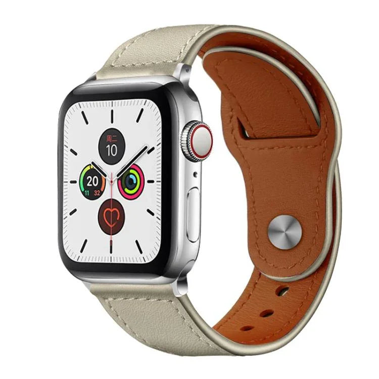 xDfind 鉚釘扣真皮錶帶，適用於 Apple Watch 42 / 44 / 45 / 46 / 49mm，適用於 Apple Watch 38 / 40 / 41 / S10 42mm