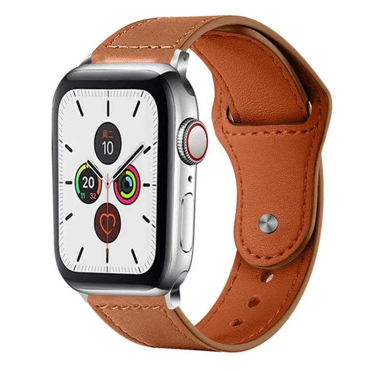 xDfind 鉚釘扣真皮錶帶，適用於 Apple Watch 42 / 44 / 45 / 46 / 49mm，適用於 Apple Watch 38 / 40 / 41 / S10 42mm