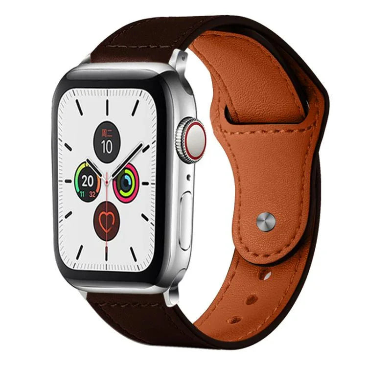 xDfind 鉚釘扣真皮錶帶，適用於 Apple Watch 42 / 44 / 45 / 46 / 49mm，適用於 Apple Watch 38 / 40 / 41 / S10 42mm