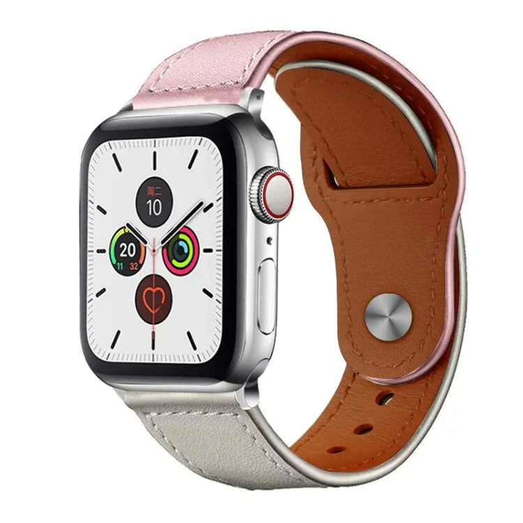 xDfind 鉚釘扣真皮錶帶，適用於 Apple Watch 42 / 44 / 45 / 46 / 49mm，適用於 Apple Watch 38 / 40 / 41 / S10 42mm