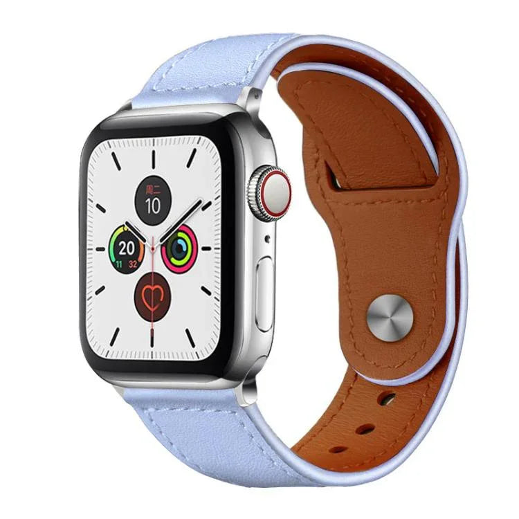 xDfind 鉚釘扣真皮錶帶，適用於 Apple Watch 42 / 44 / 45 / 46 / 49mm，適用於 Apple Watch 38 / 40 / 41 / S10 42mm