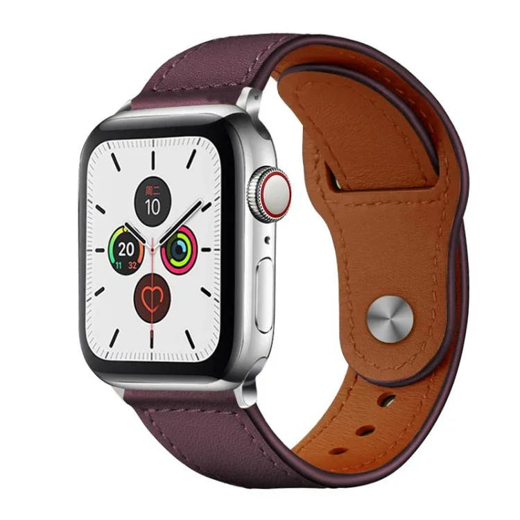 xDfind 鉚釘扣真皮錶帶，適用於 Apple Watch 42 / 44 / 45 / 46 / 49mm，適用於 Apple Watch 38 / 40 / 41 / S10 42mm