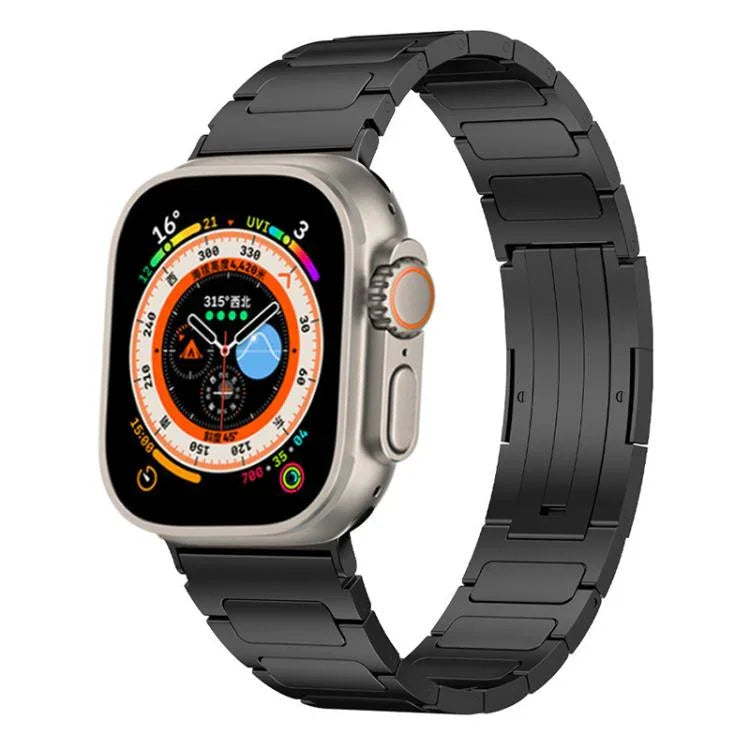 xDfind I 形扣不鏽鋼錶帶，適用於 Apple Watch 42 / 44 / 45 / 46 / 49mm