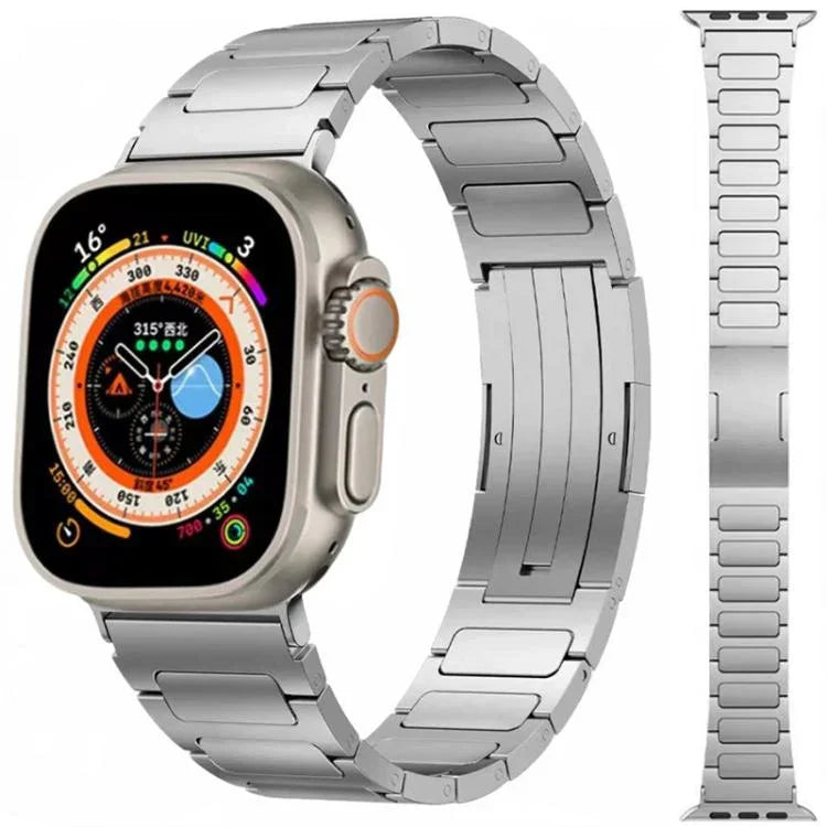xDfind I 形扣不鏽鋼錶帶，適用於 Apple Watch 42 / 44 / 45 / 46 / 49mm