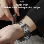 xDfind I 形扣不鏽鋼錶帶，適用於 Apple Watch 42 / 44 / 45 / 46 / 49mm