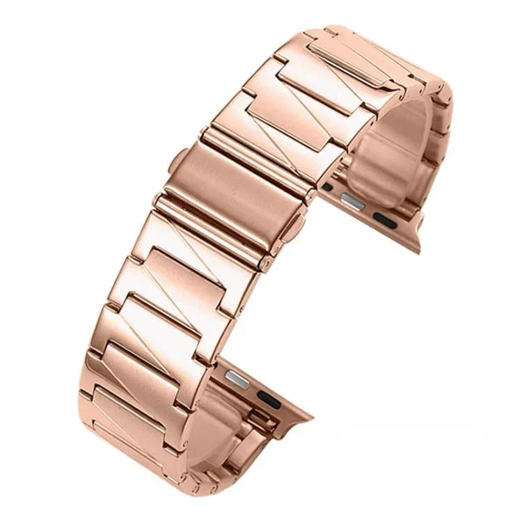 xDfind 階梯式不鏽鋼錶帶，適用於 Apple Watch 42 / 44 / 45 / 46 / 49mm，適用於 Apple Watch 38 / 40 / 41 / S10 42mm