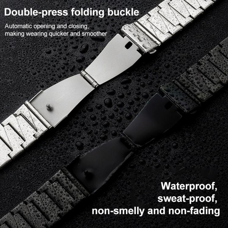 xDfind 階梯式不鏽鋼錶帶，適用於 Apple Watch 42 / 44 / 45 / 46 / 49mm，適用於 Apple Watch 38 / 40 / 41 / S10 42mm