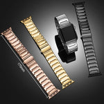 xDfind 階梯式不鏽鋼錶帶，適用於 Apple Watch 42 / 44 / 45 / 46 / 49mm，適用於 Apple Watch 38 / 40 / 41 / S10 42mm