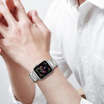 xDfind 階梯式不鏽鋼錶帶，適用於 Apple Watch 42 / 44 / 45 / 46 / 49mm，適用於 Apple Watch 38 / 40 / 41 / S10 42mm