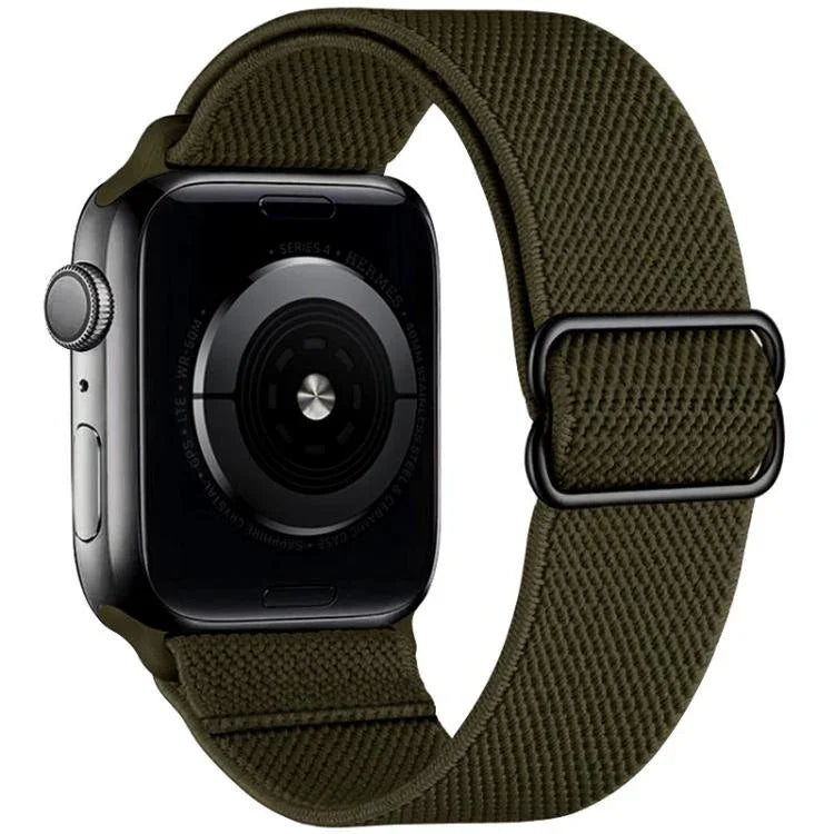 xDfind 可調滑扣彈性尼龍錶帶，適用於 Apple Watch 42 / 44 / 45 / 46 / 49mm，適用於 Apple Watch 38 / 40 / 41 / S10 42mm