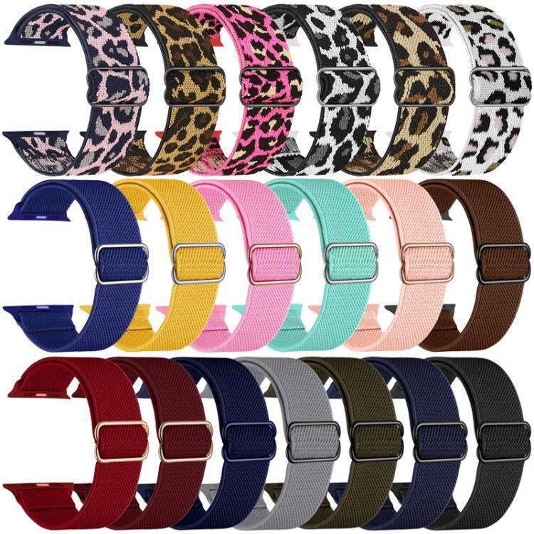 xDfind 可調滑扣彈性尼龍錶帶，適用於 Apple Watch 42 / 44 / 45 / 46 / 49mm，適用於 Apple Watch 38 / 40 / 41 / S10 42mm