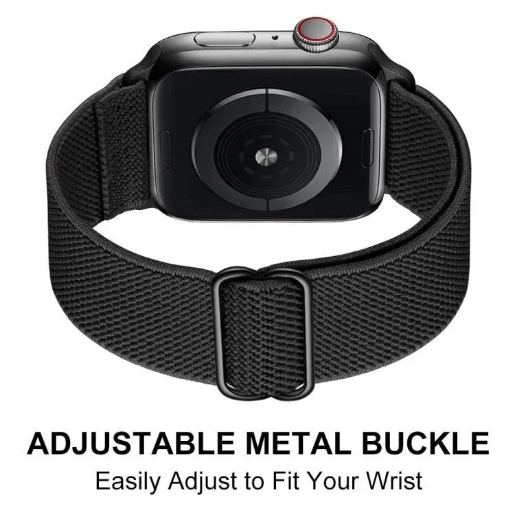 xDfind 可調滑扣彈性尼龍錶帶，適用於 Apple Watch 42 / 44 / 45 / 46 / 49mm，適用於 Apple Watch 38 / 40 / 41 / S10 42mm