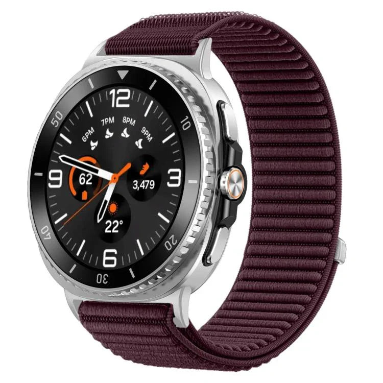 xDfind 編織尼龍魔鬼氈錶帶，適用於 Samsung Galaxy Watch8 / 8 Classic