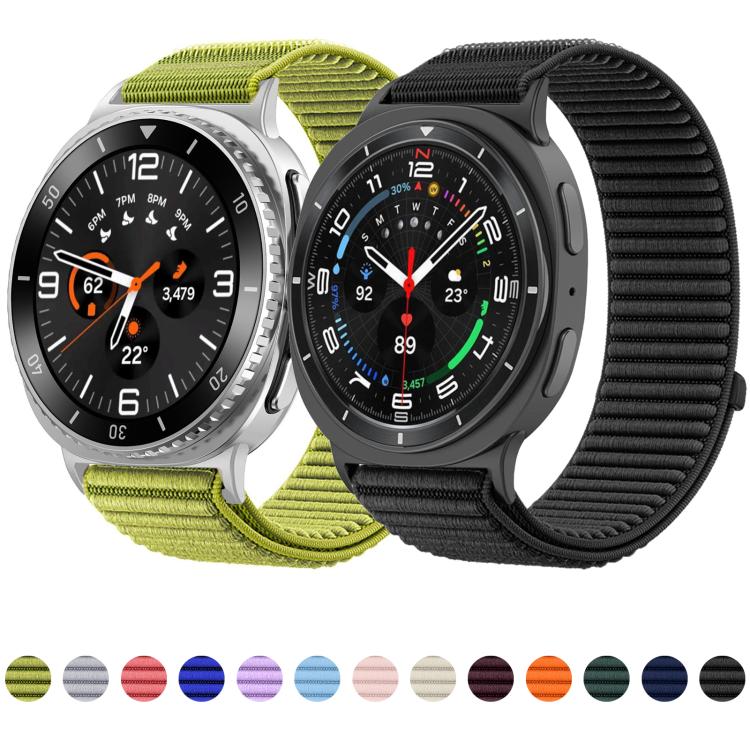 xDfind 編織尼龍魔鬼氈錶帶，適用於 Samsung Galaxy Watch8 / 8 Classic