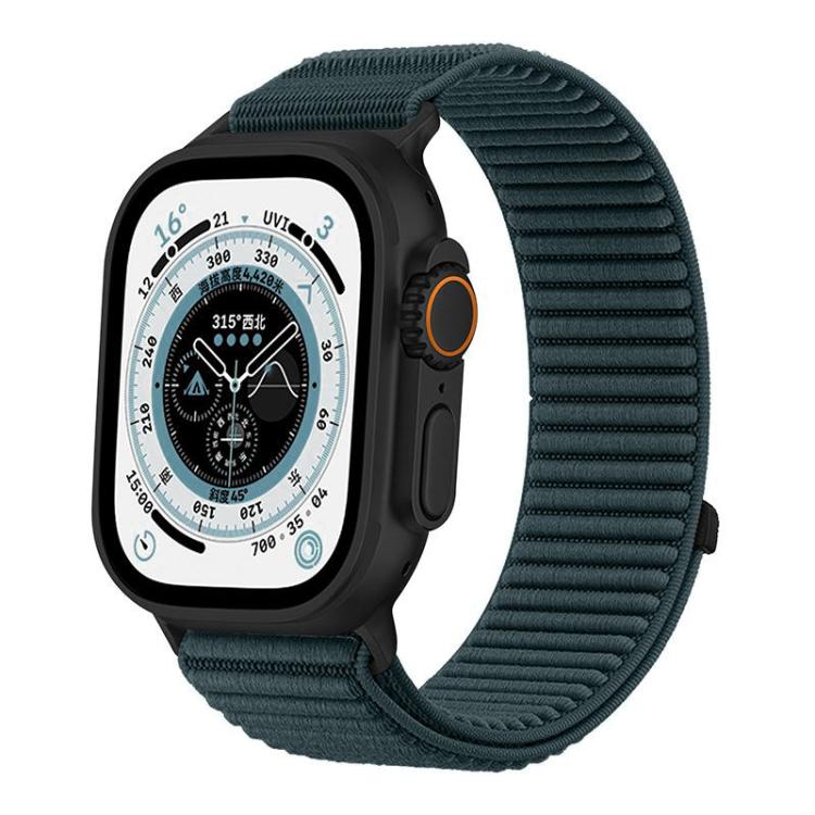 xDfind 編織尼龍魔鬼氈錶帶，適用於 Apple Watch 42 / 44 / 45 / 46 / 49mm，適用於 Apple Watch 38 / 40 / 41 / S10 42mm
