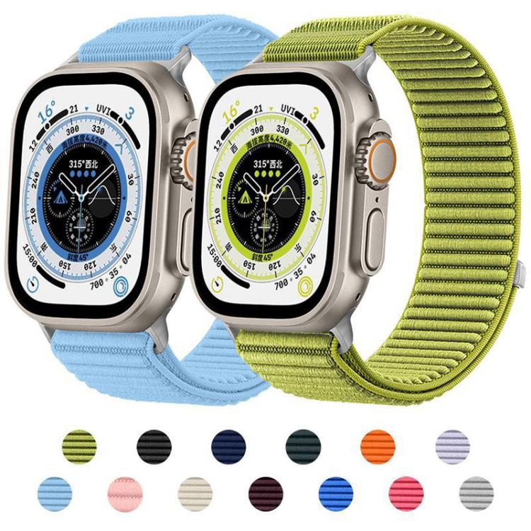 xDfind 編織尼龍魔鬼氈錶帶，適用於 Apple Watch 42 / 44 / 45 / 46 / 49mm，適用於 Apple Watch 38 / 40 / 41 / S10 42mm