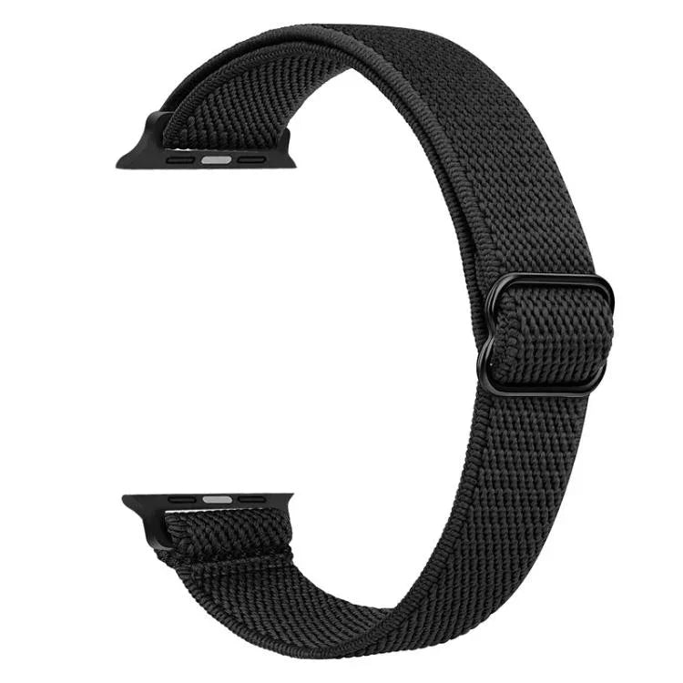 xDfind 梯形扣小腰彈性尼龍錶帶，適用於 Apple Watch 42 / 44 / 45 / 46 / 49mm，適用於 Apple Watch 38 / 40 / 41 / S10 42mm