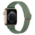 xDfind 梯形扣小腰彈性尼龍錶帶，適用於 Apple Watch 42 / 44 / 45 / 46 / 49mm，適用於 Apple Watch 38 / 40 / 41 / S10 42mm
