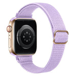 xDfind 梯形扣小腰彈性尼龍錶帶，適用於 Apple Watch 42 / 44 / 45 / 46 / 49mm，適用於 Apple Watch 38 / 40 / 41 / S10 42mm