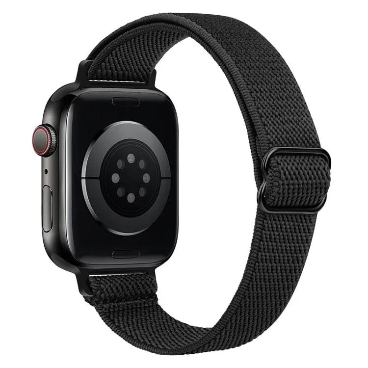 xDfind 梯形扣小腰彈性尼龍錶帶，適用於 Apple Watch 42 / 44 / 45 / 46 / 49mm，適用於 Apple Watch 38 / 40 / 41 / S10 42mm