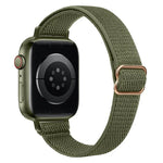 xDfind 梯形扣小腰彈性尼龍錶帶，適用於 Apple Watch 42 / 44 / 45 / 46 / 49mm，適用於 Apple Watch 38 / 40 / 41 / S10 42mm