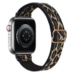 xDfind 梯形扣小腰彈性尼龍錶帶，適用於 Apple Watch 42 / 44 / 45 / 46 / 49mm，適用於 Apple Watch 38 / 40 / 41 / S10 42mm
