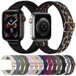 xDfind 梯形扣小腰彈性尼龍錶帶，適用於 Apple Watch 42 / 44 / 45 / 46 / 49mm，適用於 Apple Watch 38 / 40 / 41 / S10 42mm