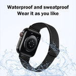 xDfind 梯形扣小腰彈性尼龍錶帶，適用於 Apple Watch 42 / 44 / 45 / 46 / 49mm，適用於 Apple Watch 38 / 40 / 41 / S10 42mm