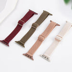 xDfind 梯形扣小腰彈性尼龍錶帶，適用於 Apple Watch 42 / 44 / 45 / 46 / 49mm，適用於 Apple Watch 38 / 40 / 41 / S10 42mm