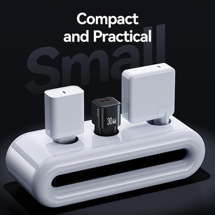 USAMS CC263 30W GaN USB-C / Type-C、USB 雙埠迷你快速充電器，CC263