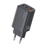 USAMS CC265 67W GaN 2 x Type-C, USB Triple-port Mini Fast Charger, CC265