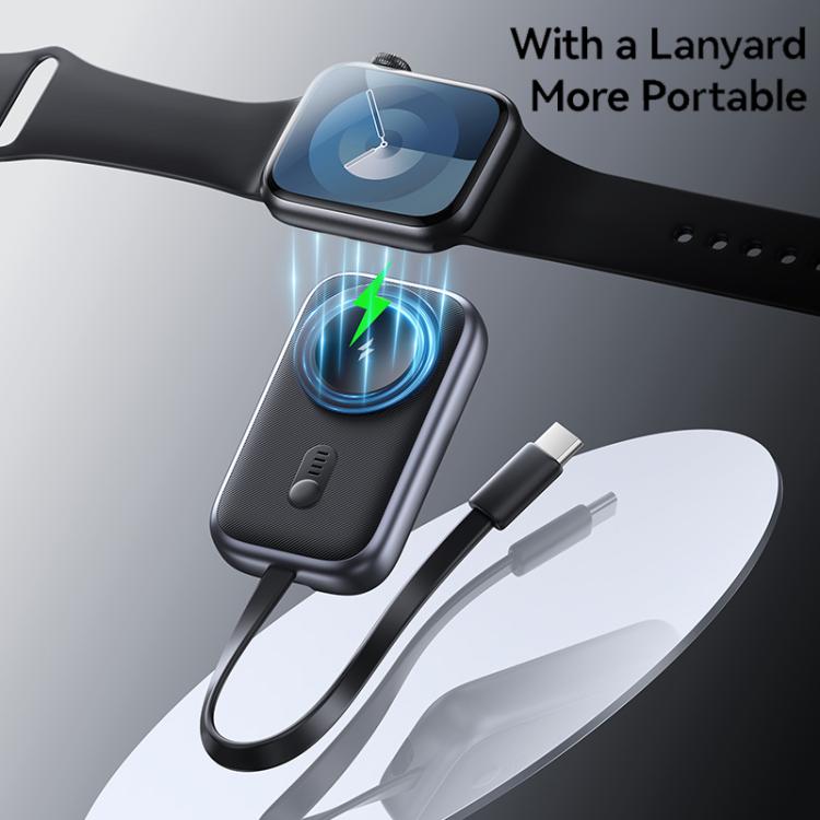 適用於 Apple Watch 系列 USAMS CD245 1200mAh 便攜式無線充電器附線材，CD245