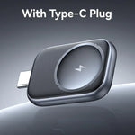 適用於 Apple Watch 系列 USAMS CD247 USB-C / Type-C 插頭便攜式無線充電器，CD247