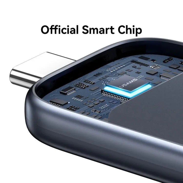 適用於 Apple Watch 系列 USAMS CD247 USB-C / Type-C 插頭便攜式無線充電器，CD247
