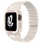 xDfind 磁吸矽膠錶帶附整合式錶蓋，適用於 Apple Watch 42 / 44 / 45mm，適用於 Apple Watch Series 10 / 11 46mm，適用於 Apple Watch Series 10 / 11 42mm，適用於 Apple Watch Ultra 3 / 2 / 1 49mm，適用於 Apple Watch 38 / 41mm