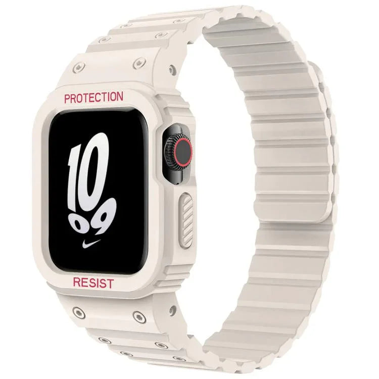 xDfind 磁吸矽膠錶帶附整合式錶蓋，適用於 Apple Watch 42 / 44 / 45mm，適用於 Apple Watch Series 10 / 11 46mm，適用於 Apple Watch Series 10 / 11 42mm，適用於 Apple Watch Ultra 3 / 2 / 1 49mm，適用於 Apple Watch 38 / 41mm
