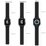 xDfind 磁吸矽膠錶帶附整合式錶蓋，適用於 Apple Watch 42 / 44 / 45mm，適用於 Apple Watch Series 10 / 11 46mm，適用於 Apple Watch Series 10 / 11 42mm，適用於 Apple Watch Ultra 3 / 2 / 1 49mm，適用於 Apple Watch 38 / 41mm